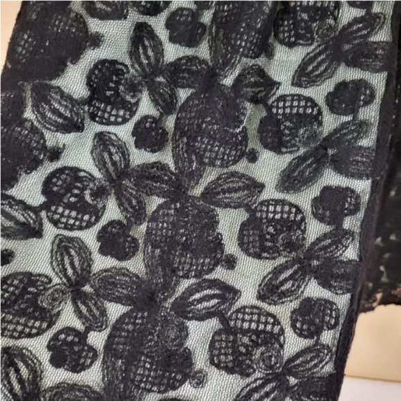 Nanette Lepore Lace Turquoise Beading Sheath Dress - Picture 6 of 9